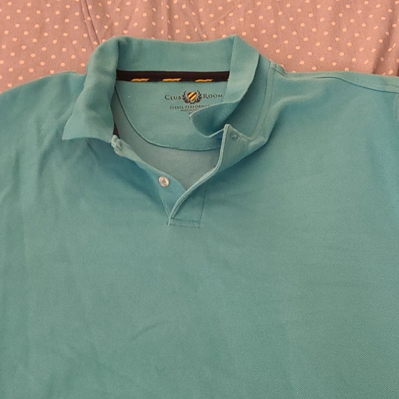 Turquoise mens polo - Picture 1 of 1